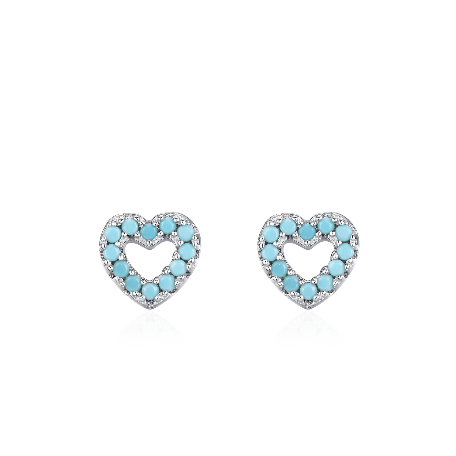 Women's 925 Sterling Silver Elegant Turquoise Earrings